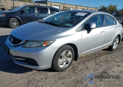 2013 Honda Civic Lx из США, поврежденный, VIN 19XFB2F50DE221128